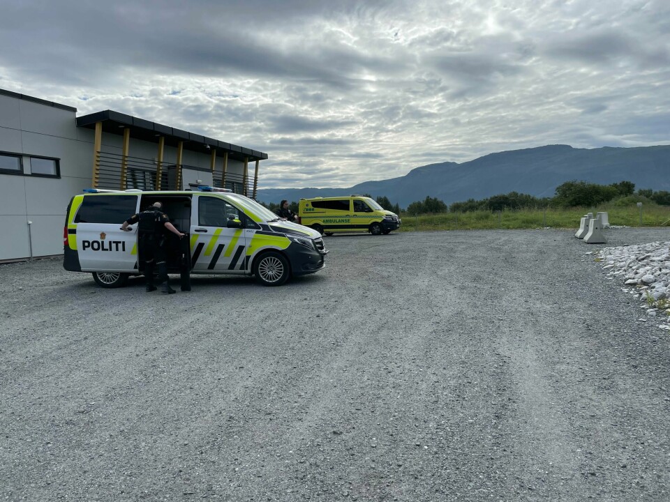 Politiet har hatt en væpnet aksjon i Brønnøysund. Politiet har hatt en væpnet aksjon i Brønnøysund.