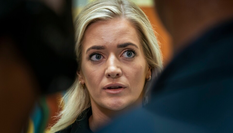 Justis og beredskapsminister Emilie Enger Mehl (Sp). Justis og beredskapsminister Emilie Enger Mehl (Sp) krevde rapportsvar fra POD og PST 1. juli, og har nå fått tiltakslistene deres etter 25. juni-evalueringen. Foto: Terje Pedersen / NTB