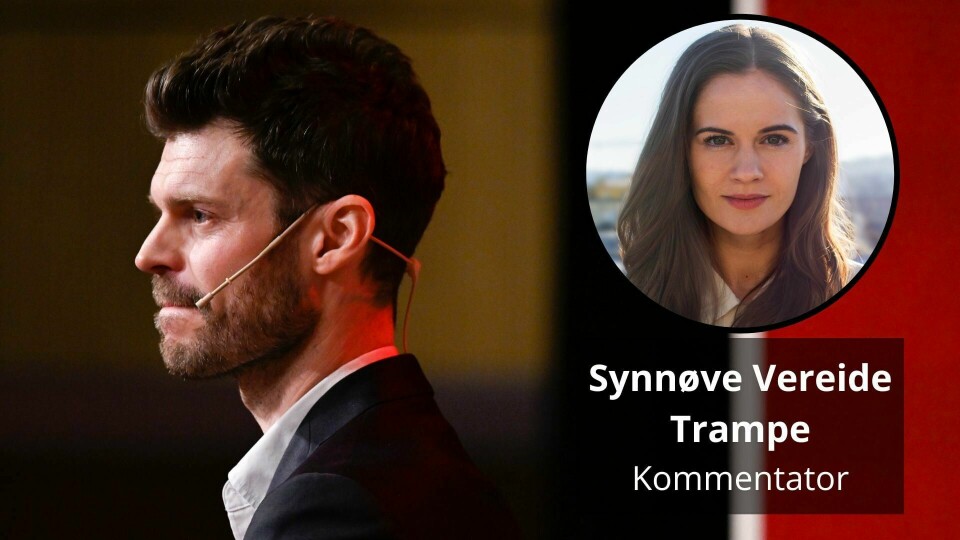 Rødt-leder Bjørnar Moxnes. Synnøve Vereide Trampe innfelt. Rødt-leder Bjørnar Moxnes. Synnøve Vereide Trampe innfelt.