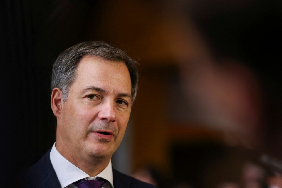 Belgias statsminister Alexander De Croo. Belgias statsminister Alexander De Croo.