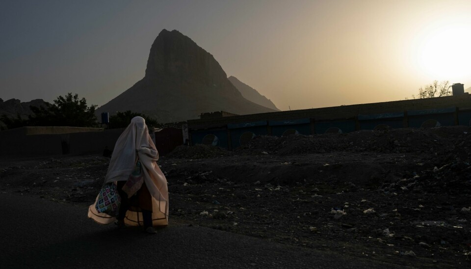 En kvinne i burka i utkanten av Kandahar i Afghanistan 12. juni. Talibans avgjørelse om å forby Sverige å ha aktivitet i landet vil prege svenske bistandsorganisasjoner. En kvinne i burka i utkanten av Kandahar i Afghanistan 12. juni. Talibans avgjørelse om å forby Sverige å ha aktivitet i landet vil prege svenske bistandsorganisasjoner. Arkivfoto: Rodrigo Abd / AP / NTB