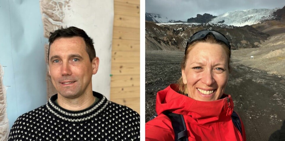 Anatoly Sinitsyn og Hanne Kvitsand er forskere ved SINTEF. To personer mann og kvinne