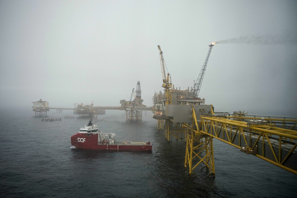 En mekaniker har vunnet en patenstsrid mot sin arbeidsgiver ConocoPhillips om en test som brukes på livbåtene på Ekofisk-feltet (bildet). En mekaniker har vunnet en patenstsrid mot sin arbeidsgiver ConocoPhillips om en test som brukes på livbåtene på Ekofisk-feltet (bildet).Arkivfoto: Carina Johansen / NTB