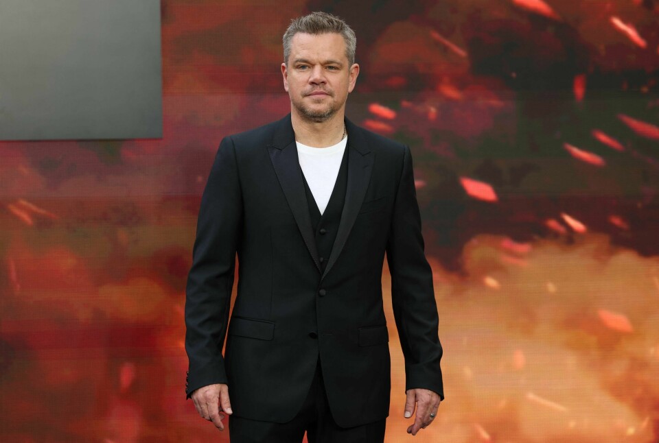 Skuespiller Matt Damon, aktuell med den nye Oppenheimer-filmen. Skuespiller Matt Damon, aktuell med den nye Oppenheimer-filmen.