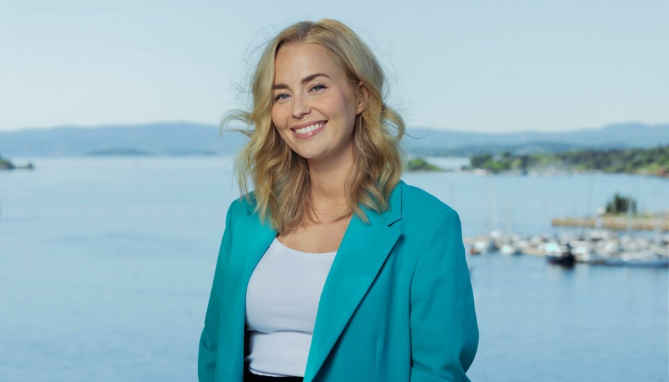 Malin Jørnholt er programleder på NRKs sendinger fra VM i fotball. Malin