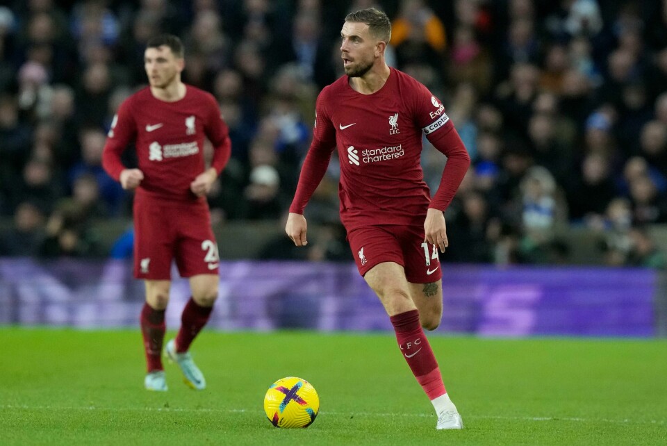Jordan Henderson er klar for Al-Ettifaq. Jordan Henderson er ferdig i Liverpool. Foto: Frank Augstein, File / AP / NTB