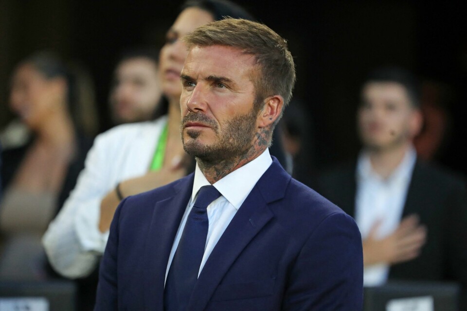 NRKs Malin Jørnholt angrer på at hun ikke sa hei, da hun støtte på David Beckham. David