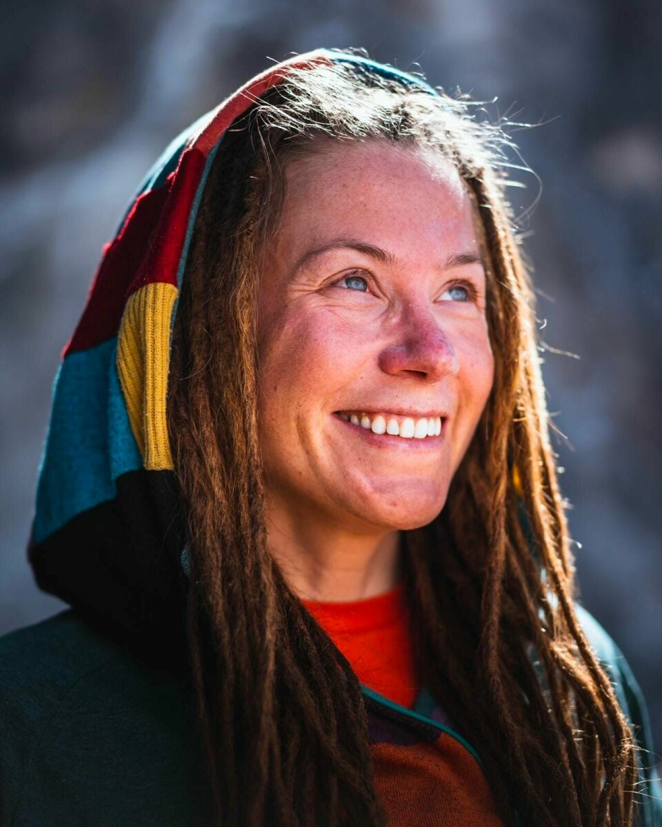 Den norske fjellklatreren Kristin Harila. Kristin Harila har besteget 12 av verdens 14 høyeste fjell, men må gi opp forsøket på å bestige alle på rekordtid fordi hun mangler klatretillatelse på de to siste. Foto: Sandro Gromen-Hayes (Field Productions) / NTB