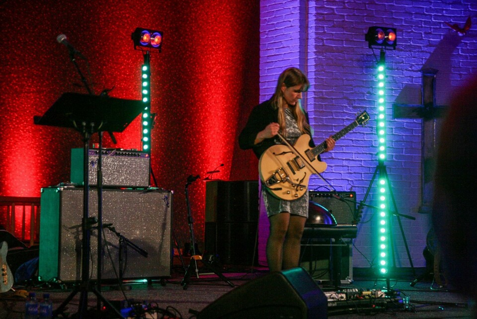Hedvig Mollestad var Artist in Residence under årets Moldejazz. Her fra avslutningskonserten. Hedvig Mollesrtad