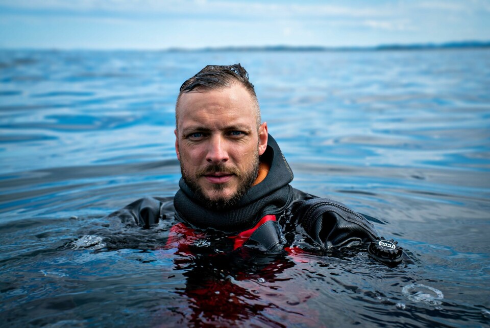 Biolog og leder for havteamet WWF Verdens Naturfond, Fredrik Myhre. Myhre