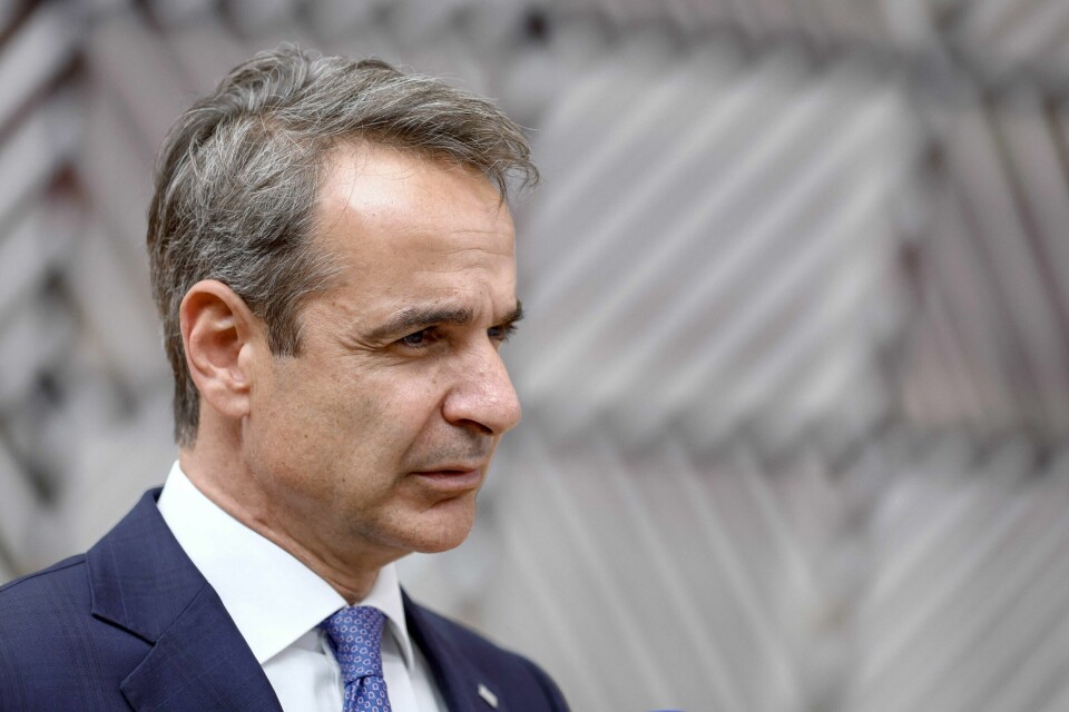 Hellas statsminister Kyriakos Mitsotakis Hellas statsminister Kyriakos Mitsotakis