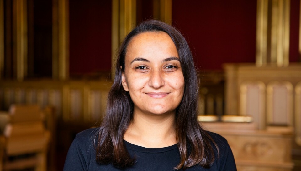 Seher Aydar, stortingsrepresentant fra Rødt Oslo. Seher Aydar, stortingsrepresentant fra Rødt Oslo.