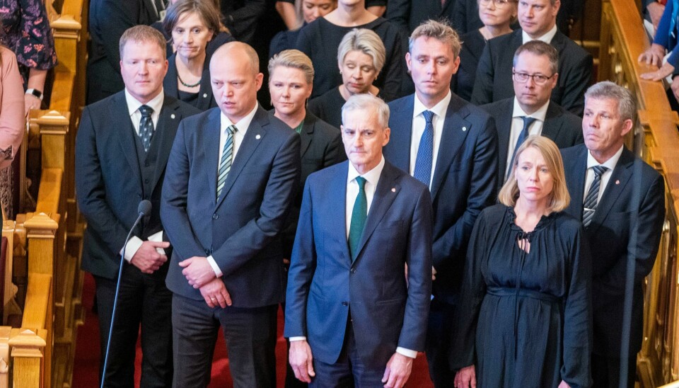 Regjeringen Støre var til stede under åpningen av det 167. Storting i fjor høst. Nå er flere av statsrådene ute etter uryddig trav. Regjeringen Støre var til stede under åpningen av det 167. Storting i fjor høst. Nå er flere av statsrådene ute etter uryddig trav.