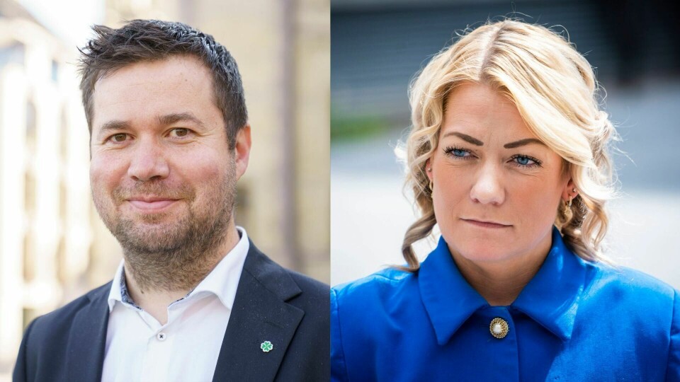 Geir Pollestad og Sandra Borch (Sp). Borch og Pollestad