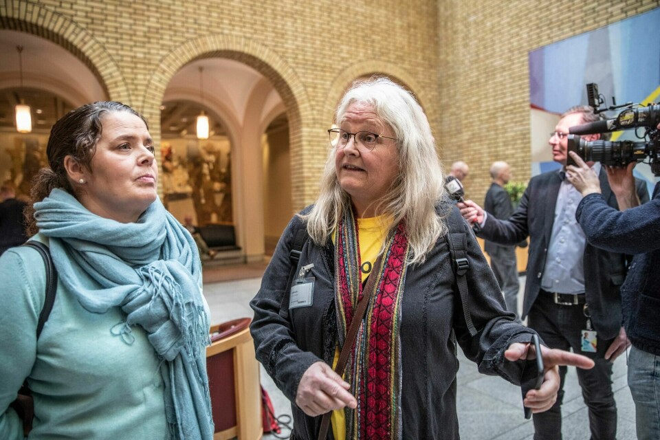 Elisabeth Thoresen, leder i AAP-aksjonen. Her fra Stortinget i 2019. Elisabeth Thoresen, leder i AAP-aksjonen. Her fra Stortinget i 2019.