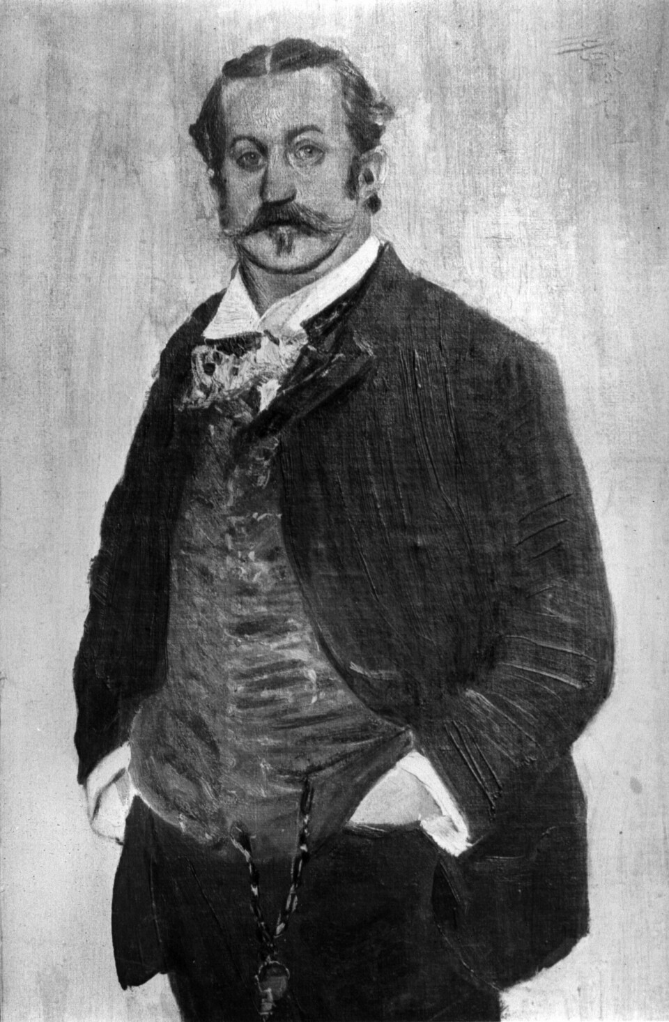 Maleri av Alexander Kielland i 1887, av kunstner Eilif Peterssen. Maleri av Alexander Kielland i 1887, av kunstner Eilif Peterssen.