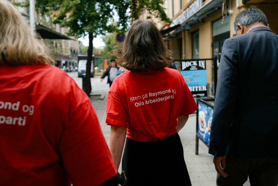 Mye står på spill for Arbeiderpartiet i årets valgkamp. Målinger kan tyde på at det går mot et skifte i hovedstaden. Arbeiderpartiet driver valgkamp på Grønland med ordførerkandidat Rina Mariann Hansen og næringsminister Jan Christian Vestre.