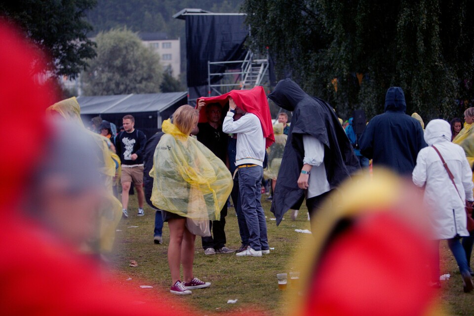Om du tar turen til Tøyenparken denne uka burde du finne fram både regnponcho og støvler. Om du tar turen til Tøyenparken denne uka burde du finne fram både regnponcho og støvler.