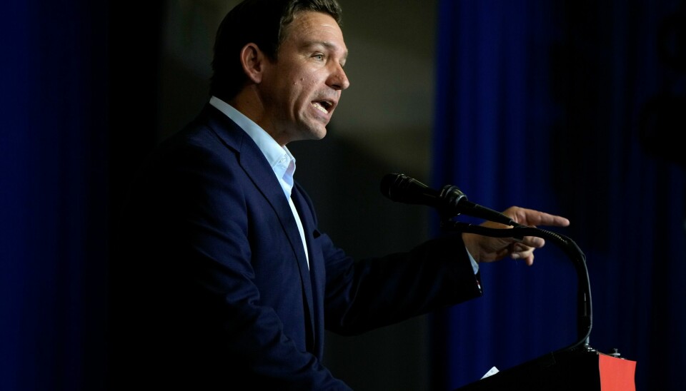 Florida-guvernør Ron DeSantis deler ikke Donald Trumps syn på at det var uregelmessigheter som sikret Joe Biden valgseieren i 2020. Florida-guvernør Ron DeSantis deler ikke Donald Trumps syn på at det var uregelmessigheter som sikret Joe Biden valgseieren i 2020. Foto: AP / NTB