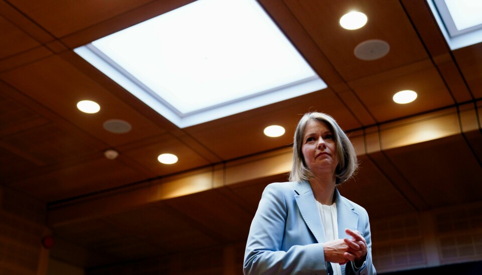 Sentralbanksjef Ida Wolden Bache slipper å komme med atter en dobbel rentesmell etter nye tall som viser at prisstigningen avtar. .