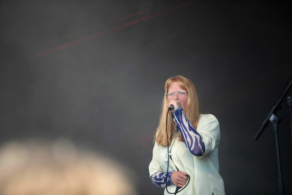 Daufødts Annika Linn Verdal Homme på Roskilde i fjor. Nå står Øya for tur. Daufødt på Rising Scenen.