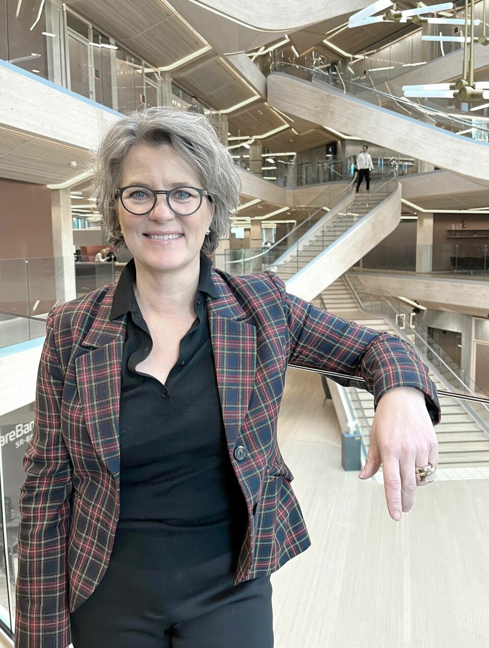 Konsernsjef Benedicte Schilbred Fasmer i Sparebank 1 SR-Bank. Konsernsjef Benedicte Schilbred Fasmer i Sparebank 1 SR-Bank.
