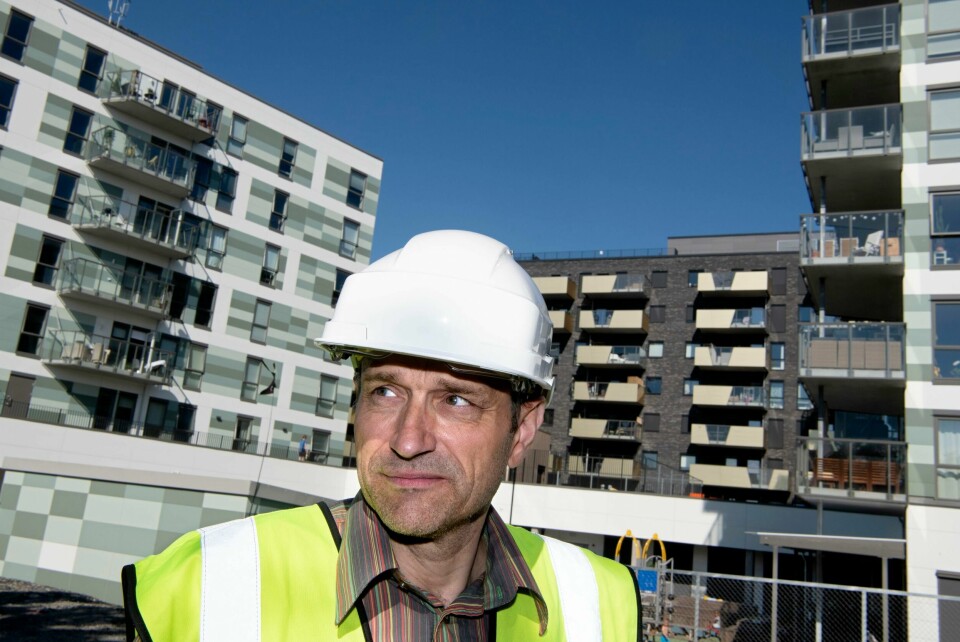 Byråd for byutvikling Arild Hermstad (MDG er bekymret over at det nærmest er stopp i boligbyggingen i Oslo. Arild