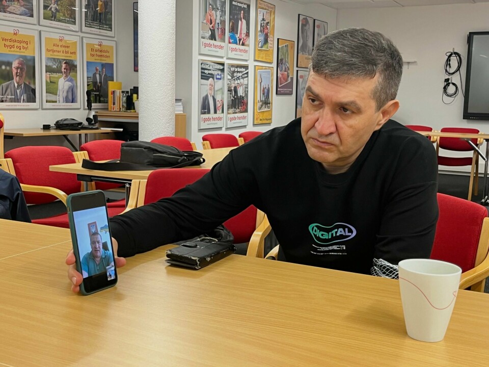 Tkach, som er tidligere varaordfører i Marhanets, flyktet til Stavanger for fem måneder siden. Henrik Halleland (KrF) foreslår at Marhanets kan bli Stavangers nye vennskapsby. Vennskapsby Maharnets Helleland Krf