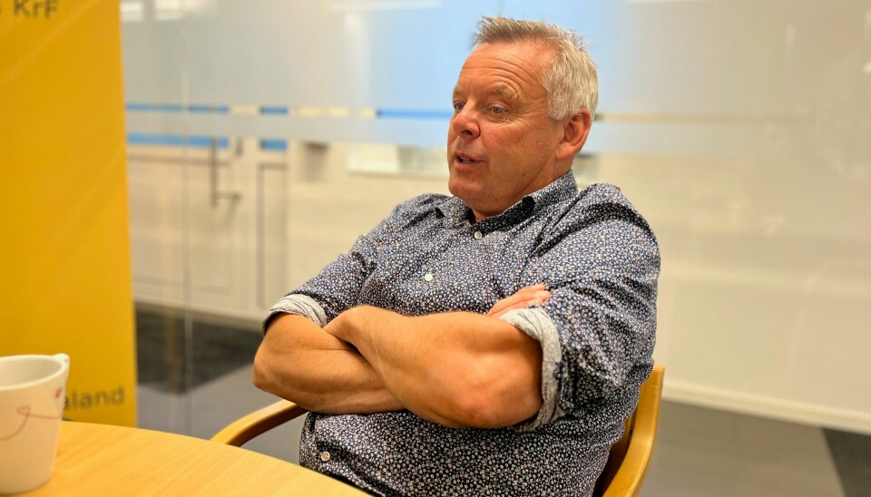 Henrik Halleland, KrFs ordførerkandidat, mener han har funnet en sterk kandidat til en vennskapsby-avtale. Vennskapsby Maharnets Helleland Krf