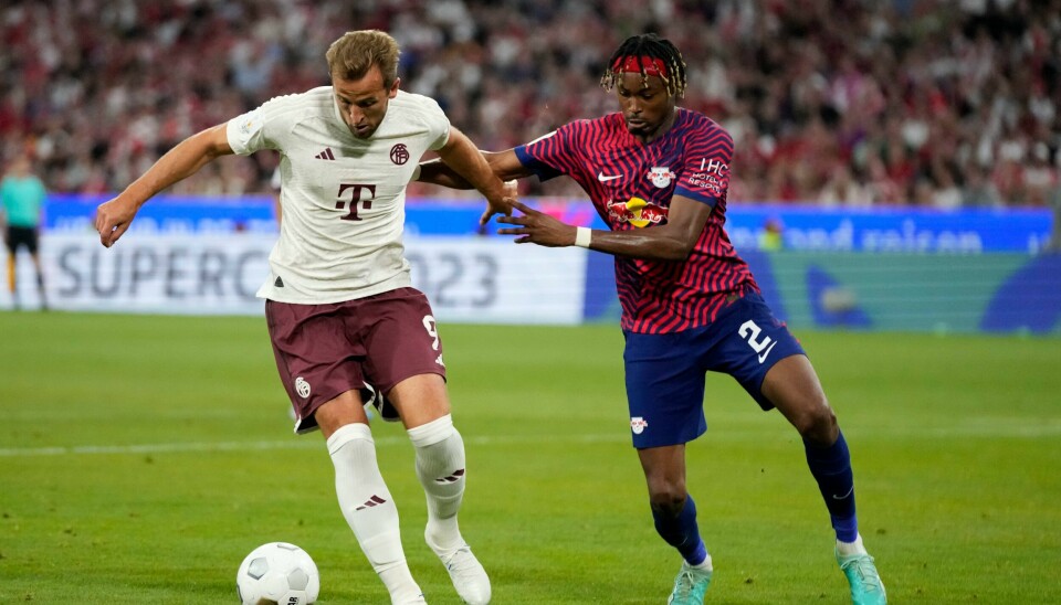 Harry Kane fikk debuten for Bayern München lørdag kveld. Harry Kane fikk debuten for Bayern München lørdag kveld. Foto: Matthias Schrader / AP / NTB
