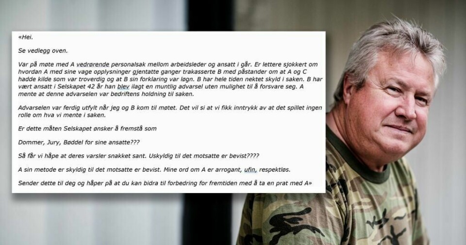 Nortura-tillitsvalgt Cato får saken sin tatt opp i Høyesterett: – Jeg er letta og spent, sier han. Nortura-tillitsvalgt Cato får saken sin tatt opp i Høyesterett: – Jeg er letta og spent, sier han.
