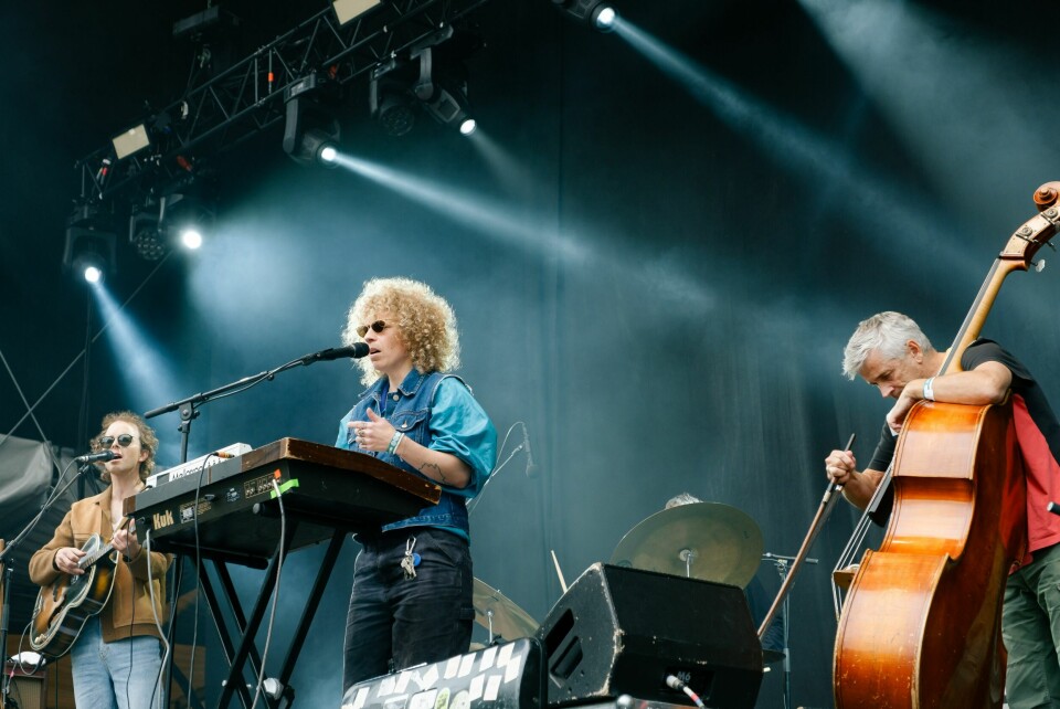 Valkyrien Allstars er alltid en stor opplevelse, uansett hvor de spiller. Valkyrien Allstars på Øyafestivalen 2023.