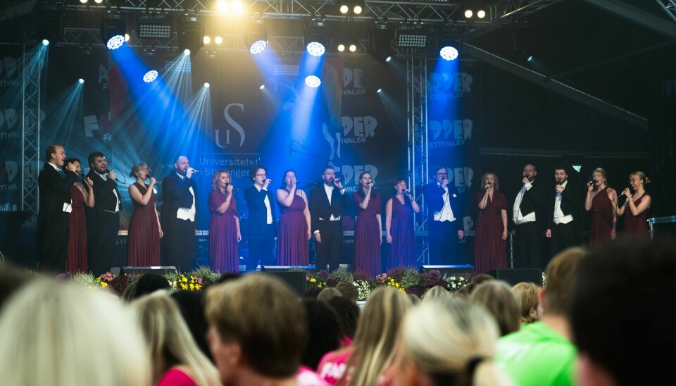 Stavanger studentsangforening sto for musikalske innslag under semesterstart ved UiS Stavanger studentsangforening sto for musikalske innslag under semesterstart ved UiS