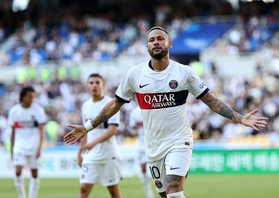 Neymar er klar for saudiarabisk fotball. Foto: Yoon Dong-jin / Yonhap via AP / NTB Neymar er klar for saudiarabisk fotball. Foto: Yoon Dong-jin / Yonhap via AP / NTB