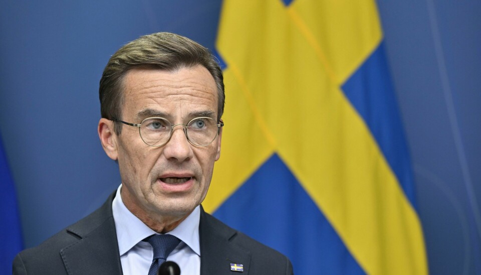 Statsminister Ulf Kristersson oppfordrer svensker til å fortsette livet som vanlig, til tross for det skjerpede trusselnivået. Statsminister Ulf Kristersson oppfordrer svensker til å fortsette livet som vanlig, til tross for det skjerpede trusselnivået. Foto: Henrik Montgomery / TT / AP / NTB