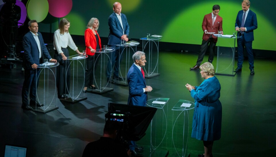 Flere politiske kommentatorer mener statsminister Jonas Gahr Støre kom best ut av den direktesendte partileder debatten på NRK torsdag kveld. Flere politiske kommentatorer mener statsminister Jonas Gahr Støre kom best ut av den direktesendte partileder debatten på NRK torsdag kveld.Foto: Heiko Junge / NTB