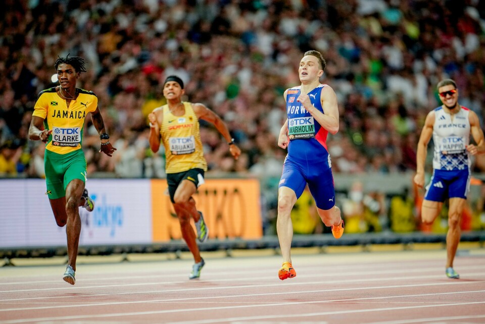 Karsten Warholm hadde god kontroll i VM-semifinalen på 400 meter hekk og er klar for å kjempe om gullet onsdag kveld. Karsten Warholm vant semifinaleheatet.Foto: Beate Oma Dahle / NTB