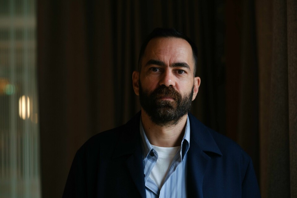 Kaveh Tehrani på lansering av filmhøsten 2023. Kaveh Tehrani på lansering av filmhøsten 2023.