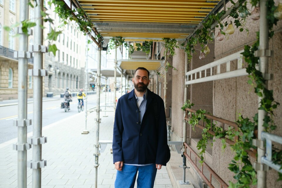 Kaveh Tehrani på lansering av filmhøsten 2023. Kaveh Tehrani på lansering av filmhøsten 2023.