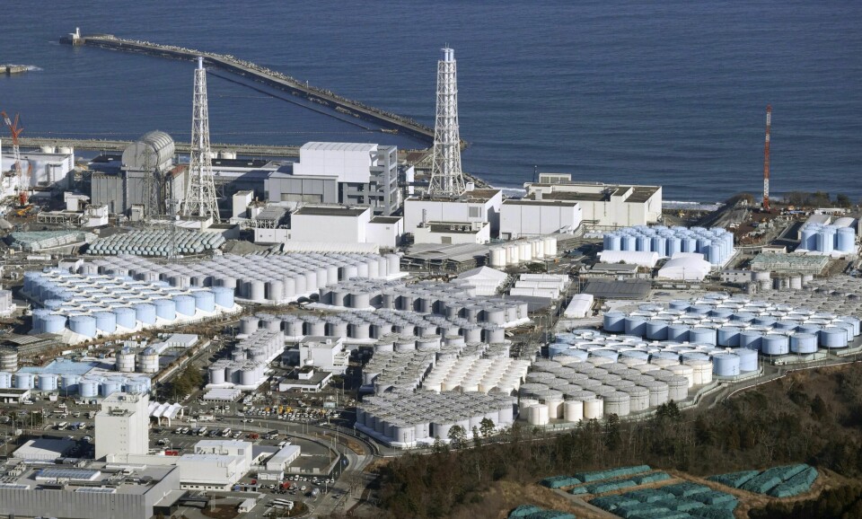 Allerede førstkommende torsdag vil Japan begynne å slippe behandlet kjølevann fra Fukushima-krafverket ut i havet. Allerede førstkommende torsdag vil Japan begynne å slippe behandlet kjølevann fra Fukushima-krafverket ut i havet, Foto: Kyodo News / AP / NTB