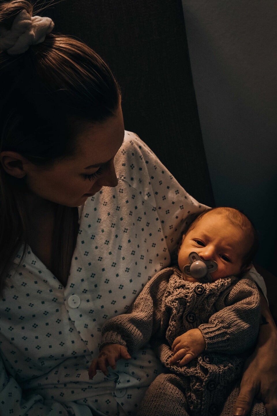 Melissa og sønnen. Endelig gjenforent. Melissa og sønnen. Endelig gjenforent.