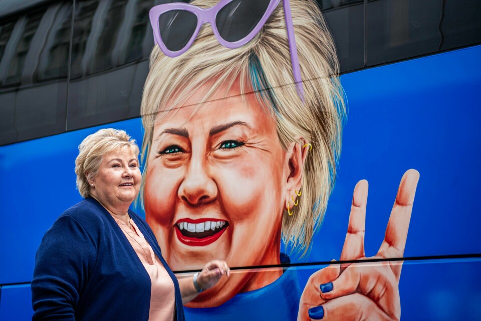 Erna Solberg og resten av høyresiden bruker tilslørende ord for å komme seg på offensiven i velferdsdebatten, skriver kommentatoren. Erna Solberg og resten av høyresiden bruker tilslørende ord for å komme seg på offensiven i velferdsdebatten, skriver kommentatoren.