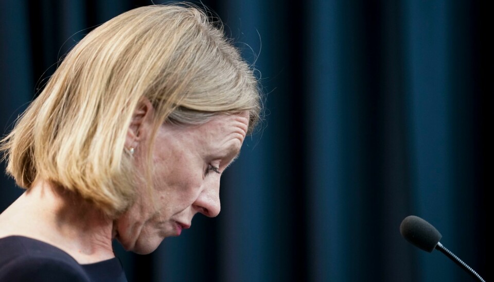 Utenriksminister Anniken Huitfeldts ektemann har stort sett handlet i tråd med Investtechs råd, ifølge selskapet. Utenriksminister Anniken Huitfeldt sier at mannens aksjekjøp som har gjort henne inhabil i en rekke saker, er fullt og helt hennes ansvar. Foto: Annika Byrde / NTB