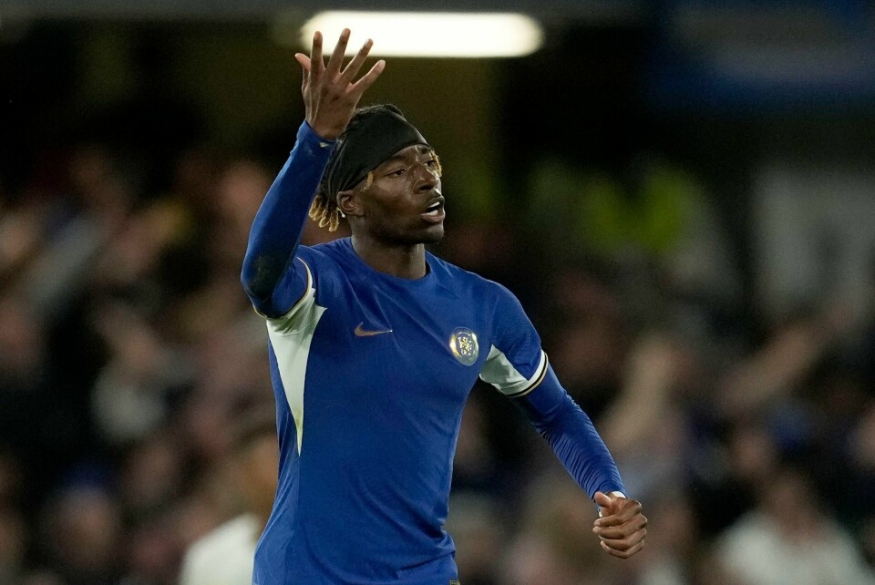 Noni Madueke scoret for Chelsea onsdag. Noni Maduek scoret for Chelsea onsdag. Foto: Kin Cheung / AP / NTB