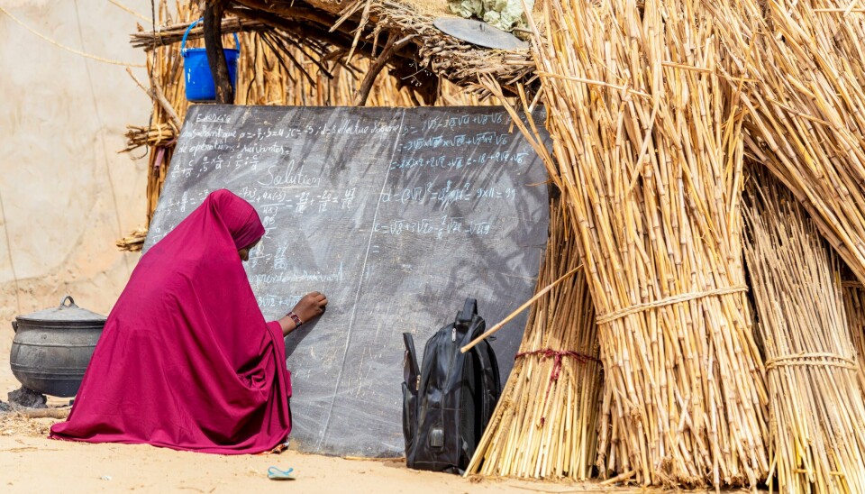 Utdanningstilbudet i Sahel-regionen går tapt for hele generasjoner som vokser opp med følgene av væpnet konflikt, skriver forfatterne av innlegget. Bildet er fra et skoleprosjekt i Niger. utdanningsprosjekt i Niger