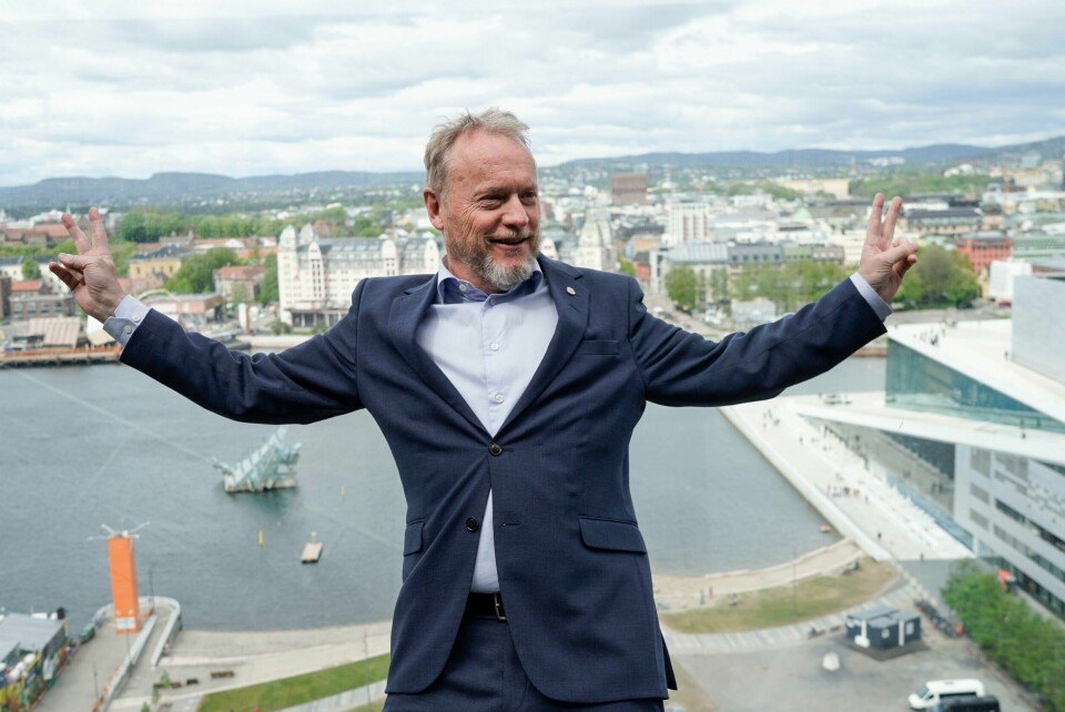 Byrådsleder Raymond Johansen (Ap) her fotografert på Munch-museet i Oslo. Raymond foran Oslo