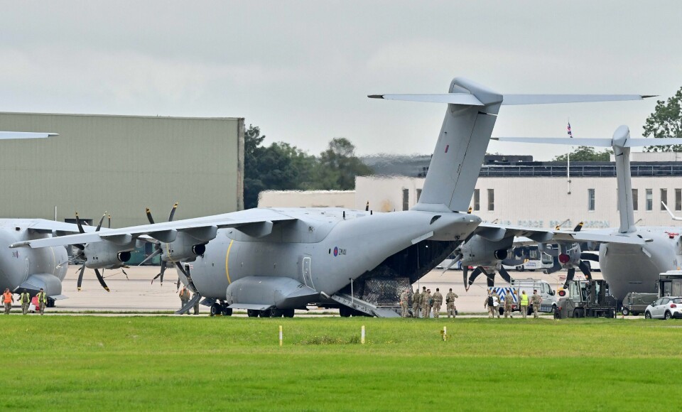 Militært personell på en base sør i England. Illustrasjonsfoto.