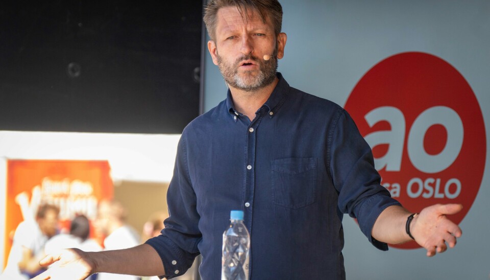Eirik Lae Solberg er Høyres byrådslederkandidat i Oslo. Partiet er fortsatt desidert størst i hovedstaden, men faller fra forrige måling. Eirik Lae Solberg (H) tror Oslo-valget blir en thriller.Foto: Heiko Junge / NTB