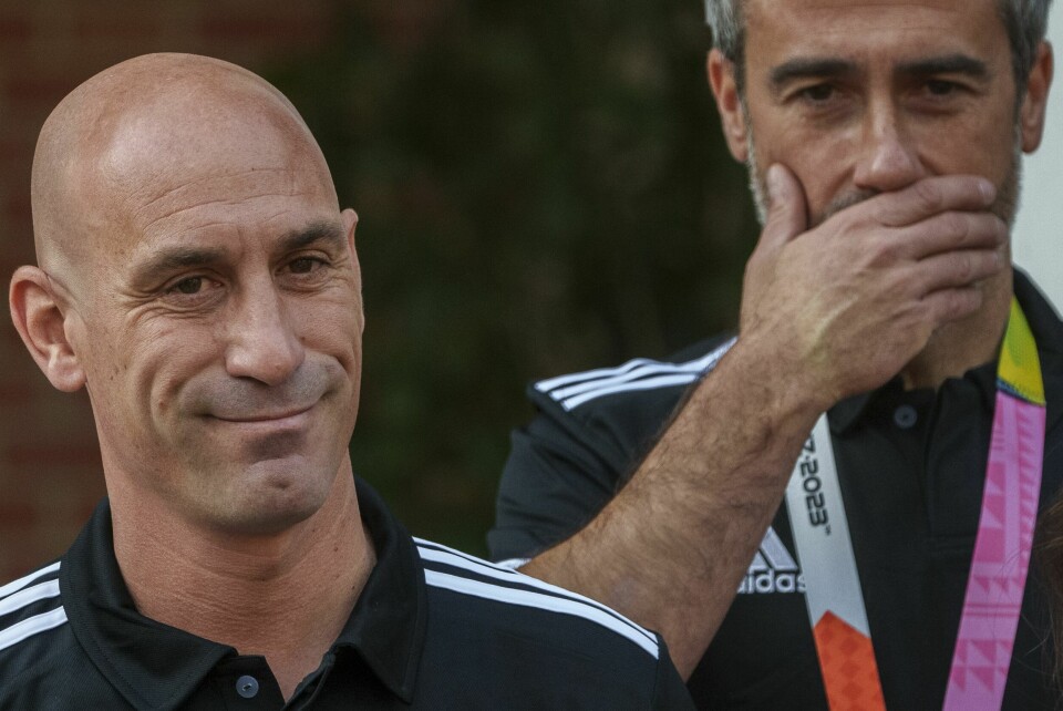 Luis Rubiales trakk seg som fotballpresident for Spania. Foto: Manu Fernandez / AP / NTB Luis Rubiales trakk seg som fotballpresident for Spania. Foto: Manu Fernandez / AP / NTB