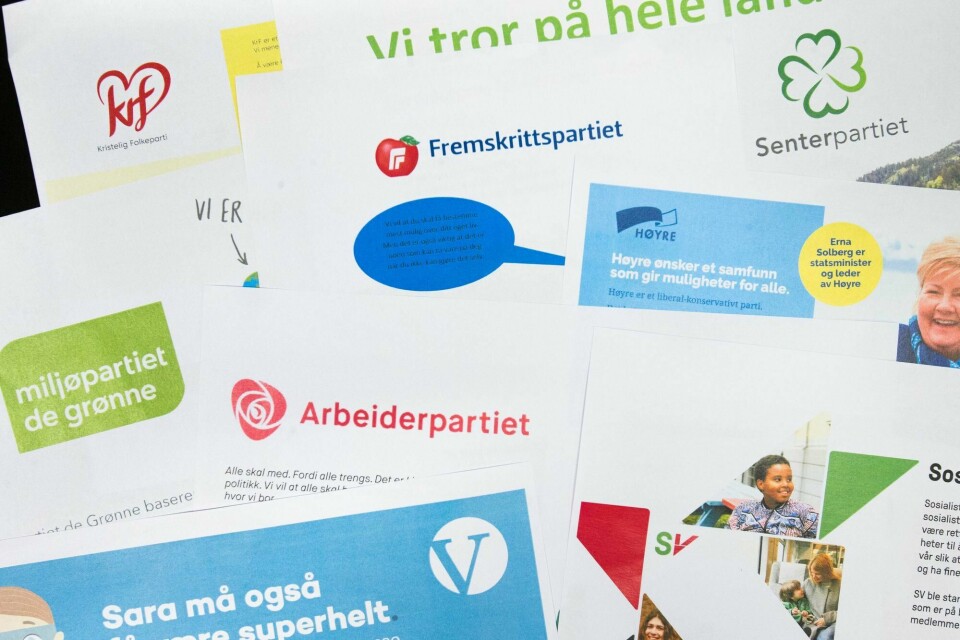 De siste ukene har en stor del av papirreklamen i min postkasse, kommet fra politiske partier, skriver Julie Elisabeth Smith-Syvertsen. (Illustrasjonsfoto) Politisk reklame